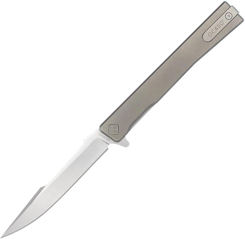 Ocaso Solstice Linerlock Ti Harp 9HTS by Ocaso