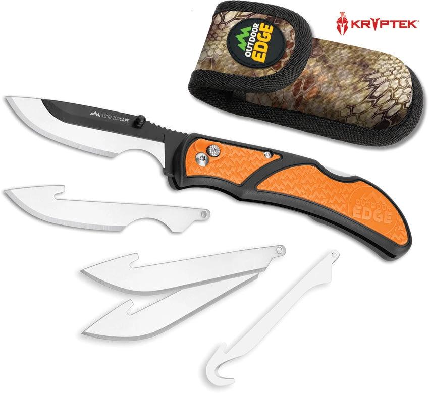 Outdoor Edge RazorCape Lockback Org RCB30-10C by Outdoor Edge