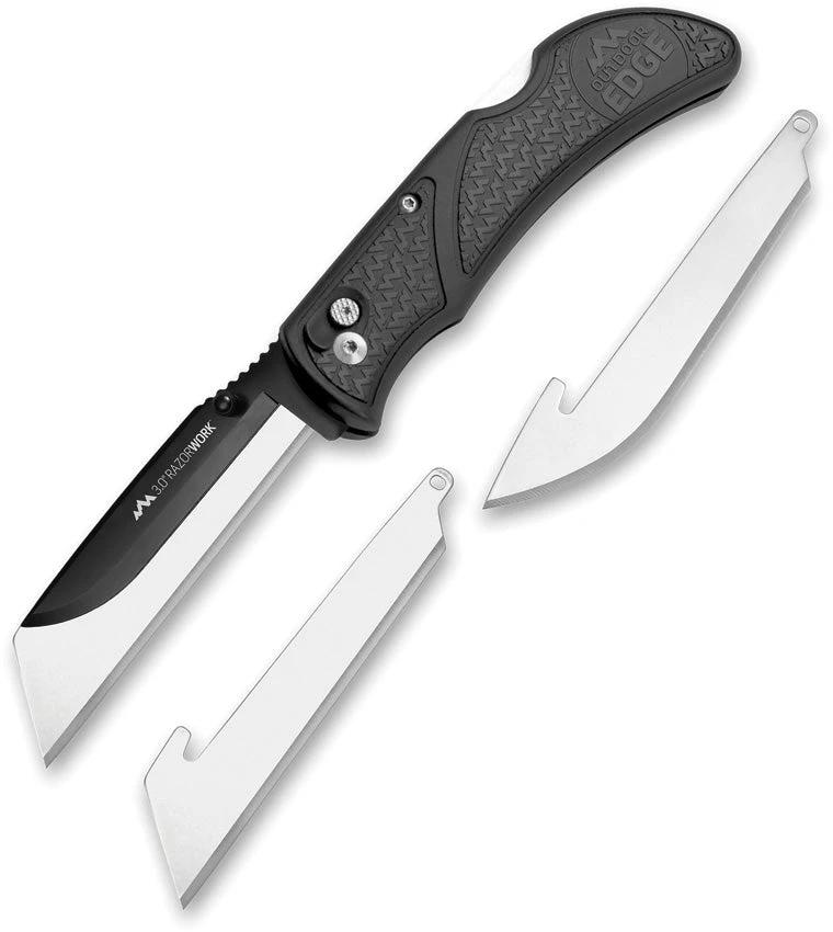 Outdoor Edge Razor Work Lockback Gray RW30-60 by Outdoor Edge
