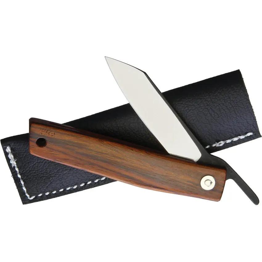 Ohta Knives FK7 Folder Cocobolo - D2 Tool Steel Blade, Extended Tang, Lanyard Hole by Ohta Knives