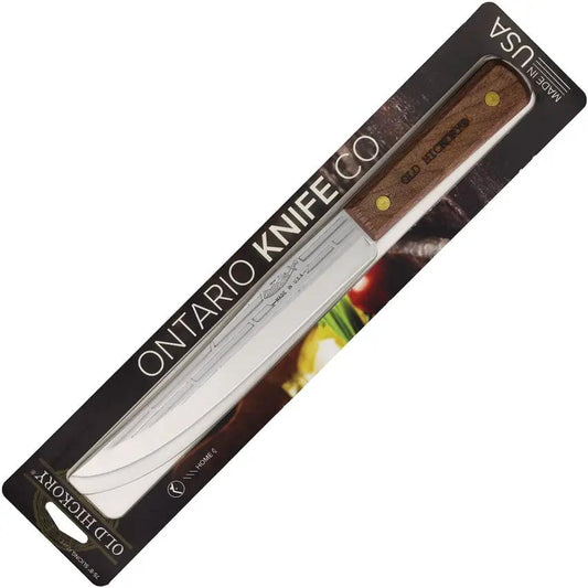 Old Hickory Slicing Knife 7015 8 Inch High Carbon Steel Handcrafted American Kitchen Knife for Professionals by Old Hickory