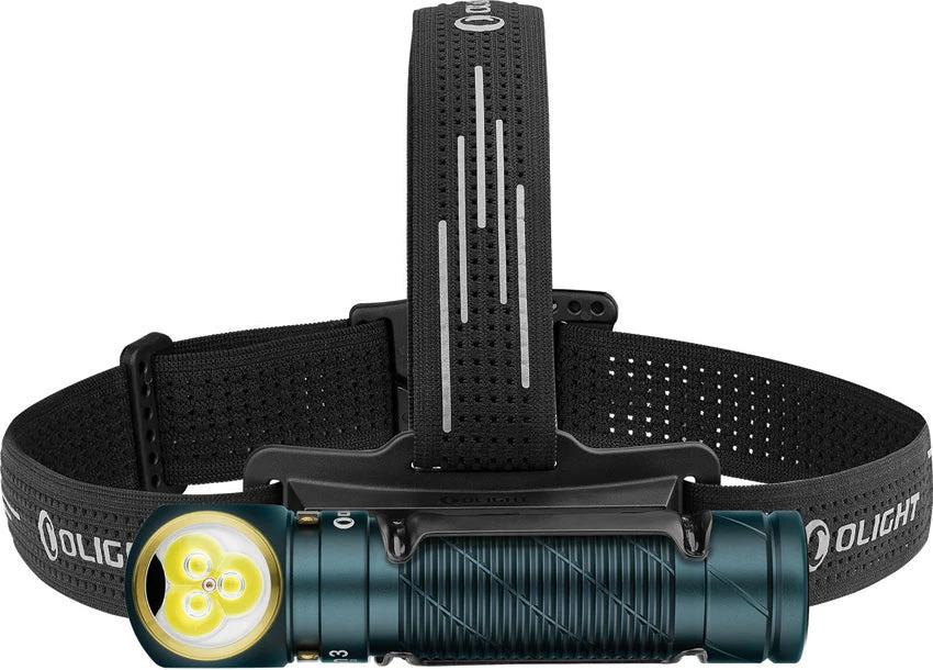 Olight Perun 3 Headlamp Dream Blue Rechargeable Versatile Outdoor Headlamp For Professionals by Olight
