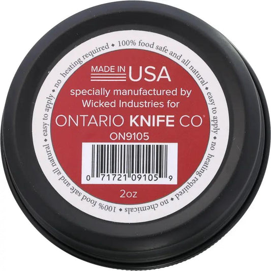 Ontario OKC Wax 2 Oz - Heritage Inspired Protective Wax For Knives And Leather Gear by Ontario
