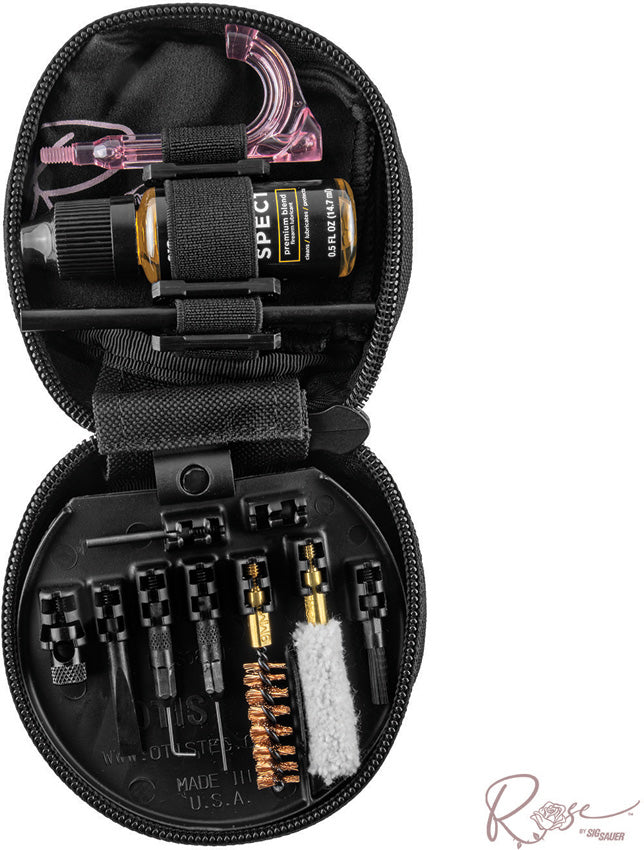Otis 9mm Sig Rose Cleaning Kit - All-In-One Pistol Cleaning System For Sig Sauer Firearms by Otis
