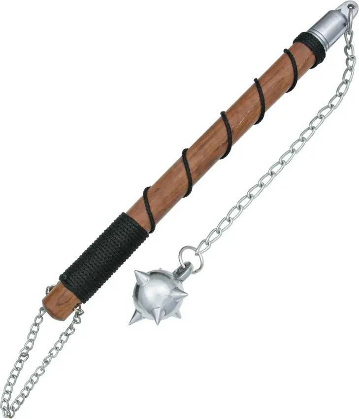 Pakistan Single Ball Mace Prop for Collectors and Reenactors Authentic Compact Melee Weapon by Pakistan