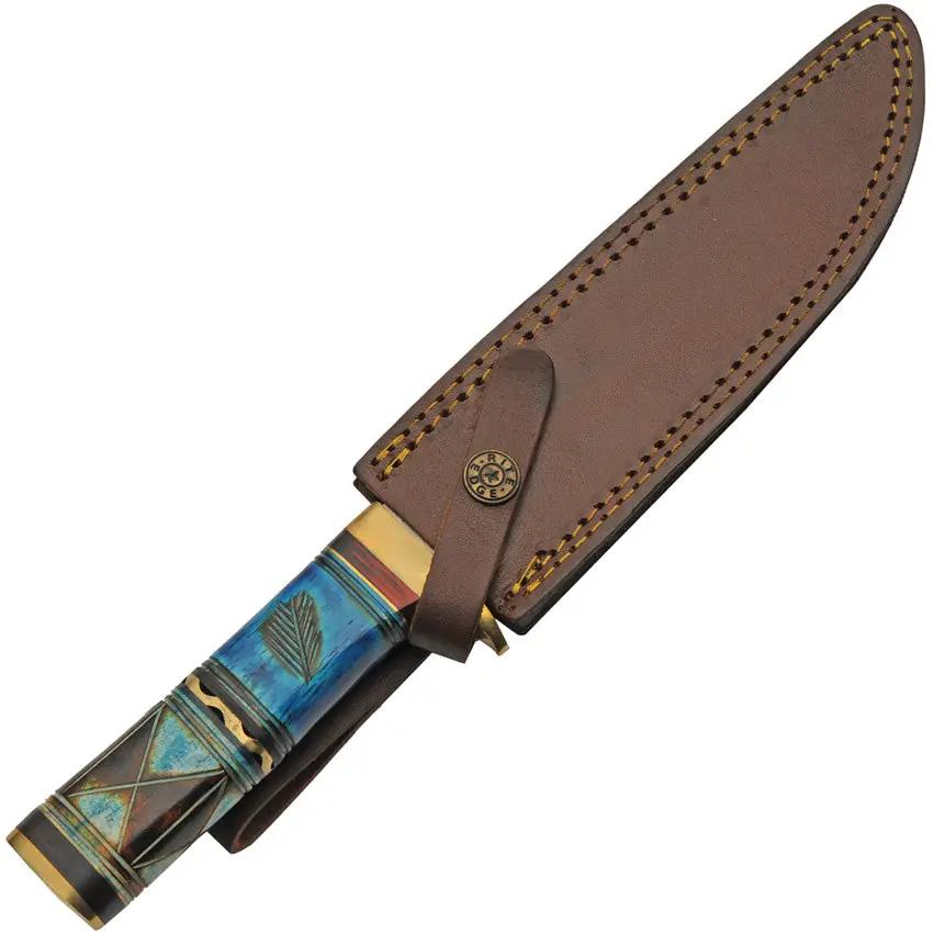 Pakistan Blue Thunder Rugged Bone Fixed Blade Knife For Outdoor Enthusiasts Satin Stainless Steel 12.5 Inch by Pakistan