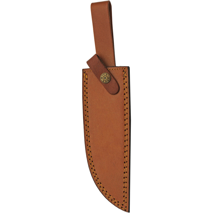 Pakistan Diamond Bone Hunter Knife With Satin Blade And Brass Guard Bone Handle Leather Sheath For Outdoor Enthusiasts by Pakistan