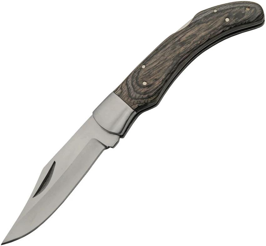 Pakistan Gray Fox Lockback 203476 by Pakistan