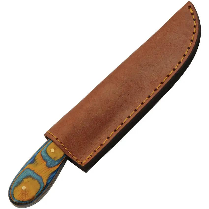 Pakistan Sunset Skinner Knife Precision 4in Satin Blade Full Tang For Outdoor Enthusiasts by Pakistan