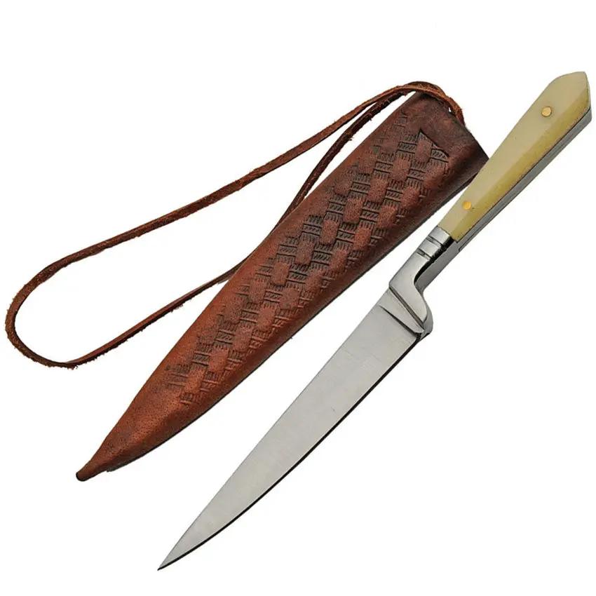 Medieval Toothpick Knife With Bone Handle For Collectors And Cosplay Enthusiasts Pakistan 7 Inch Compact Precision by Pakistan