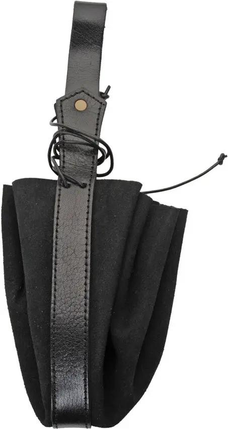 Pakistan Medieval Drawstring Bag Black HS-4468BK by Pakistan