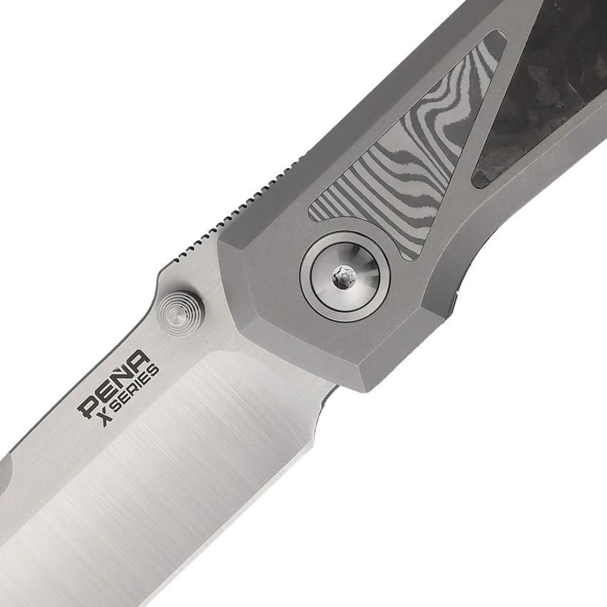 Pena Knives Mula Framelock Tanto Camo CF MULA TANTO BC FC D by Pena Knives