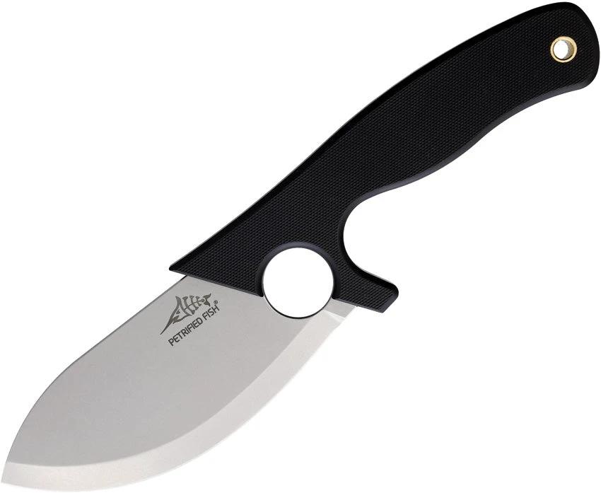 Petrified Fish EEL Fixed Blade Black PFH01DW by Petrified Fish