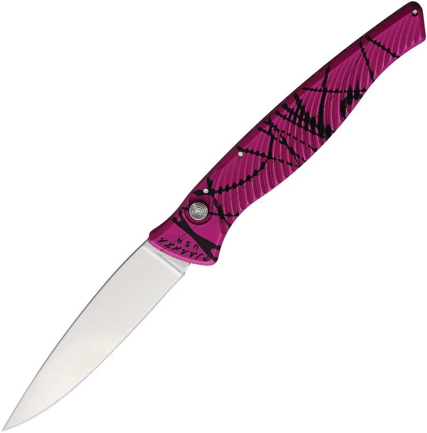 Piranha Knives Auto DNA Tactical Pink P-16PK by Piranha Knives