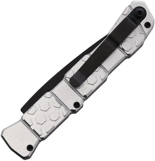 Piranha Knives Auto 21 - Automatic Opening Button Lock With S30V DLC Coated Blade by Piranha Knives