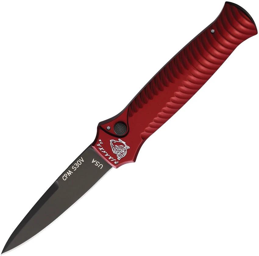 Piranha Knives Auto Miniguard Button Lock P-7RT by Piranha Knives