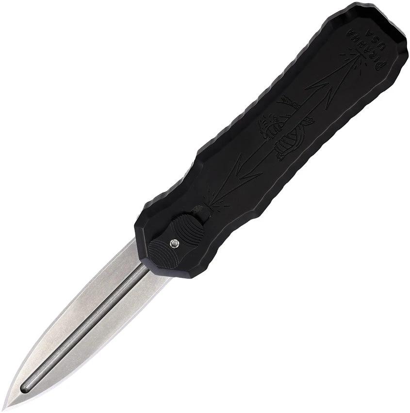 Piranha Knives Auto Excalibur Tactical OTF P-8BK by Piranha Knives