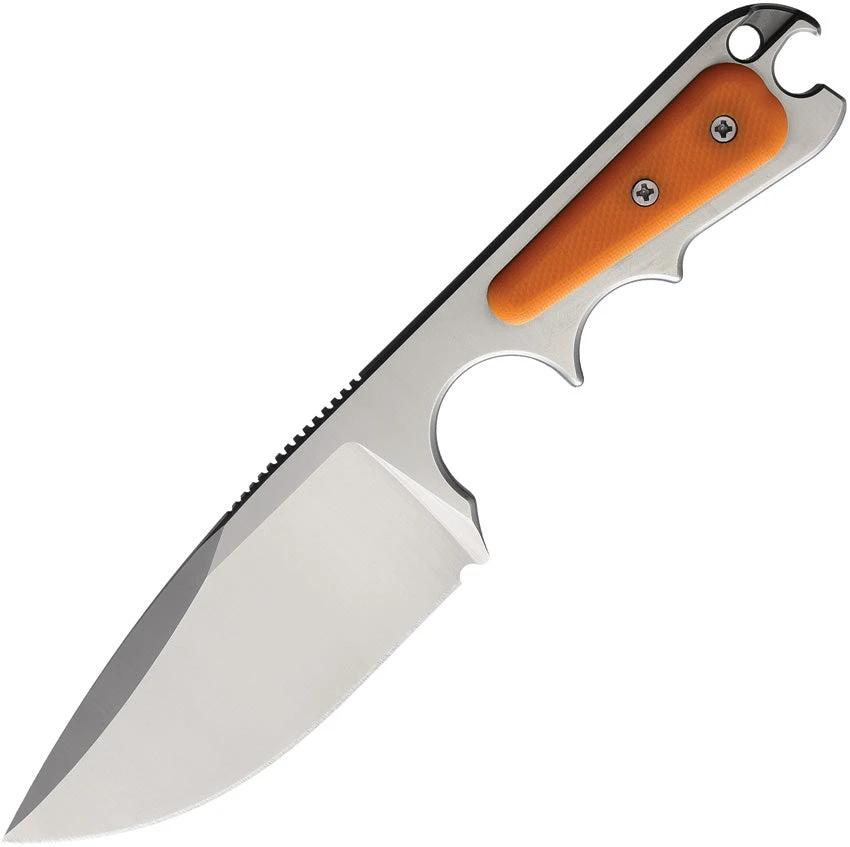 PMP Knives Pitbull Neck Knife Orange G10 PITBULL NECK KNIFE ORANGE G by PMP Knives