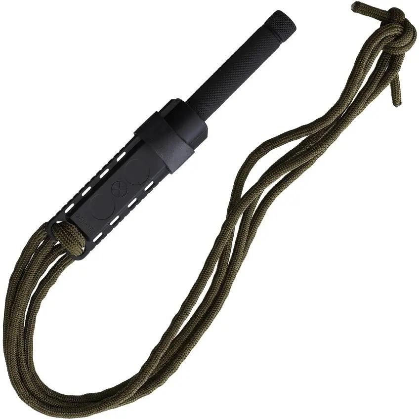 Panacea X FireFly Fixed Blade Tanto - Ferro Rod Striker Neck Sheath 4.5 Inch Overall Blade by Panacea X