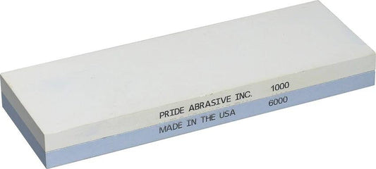 Pride Abrasive Combination Water Stone 1K/6K 83110006000 (CARDBOARD BOX) by Pride Abrasive