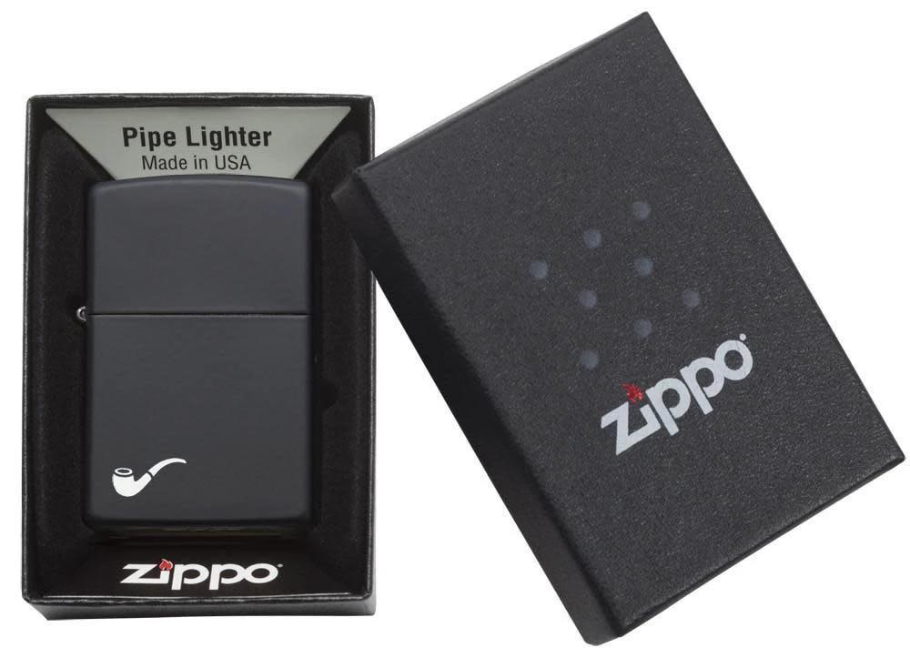 Pipe Black Matte Zippo® Lighter by Zippo
