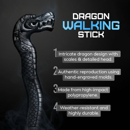 Dragon Walking Stick – High-Impact Polypropylene