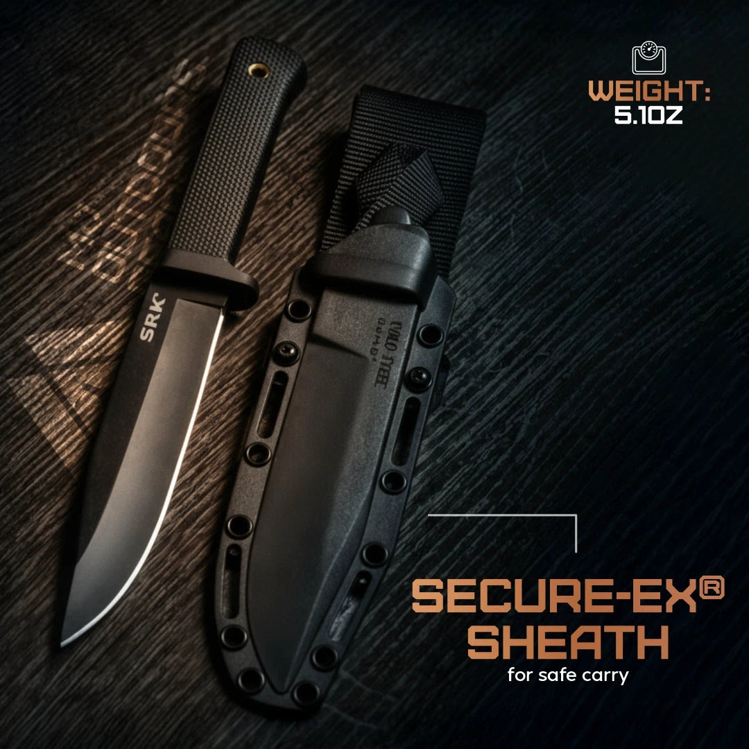Cold Steel SRK Compact SK-5 Fixed Blade Knife | CS-49LCKD by Cold Steel