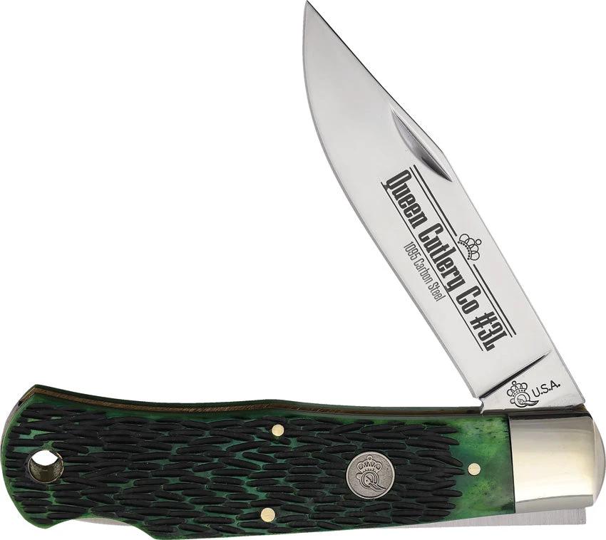 Queen Lockback Green Bone QGPSB106 by Queen