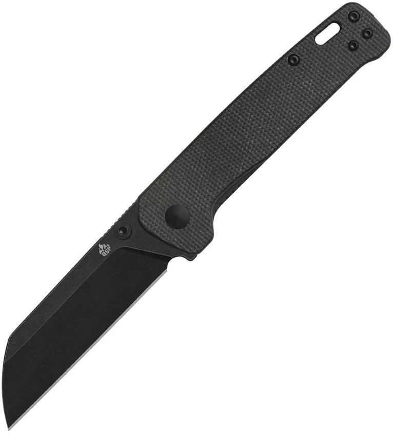 QSP Penguin V2 Linerlock Folding Knife Brown Micarta Three Inch D2 Blade Ideal For EDC And Outdoor Tasks by QSP Knife