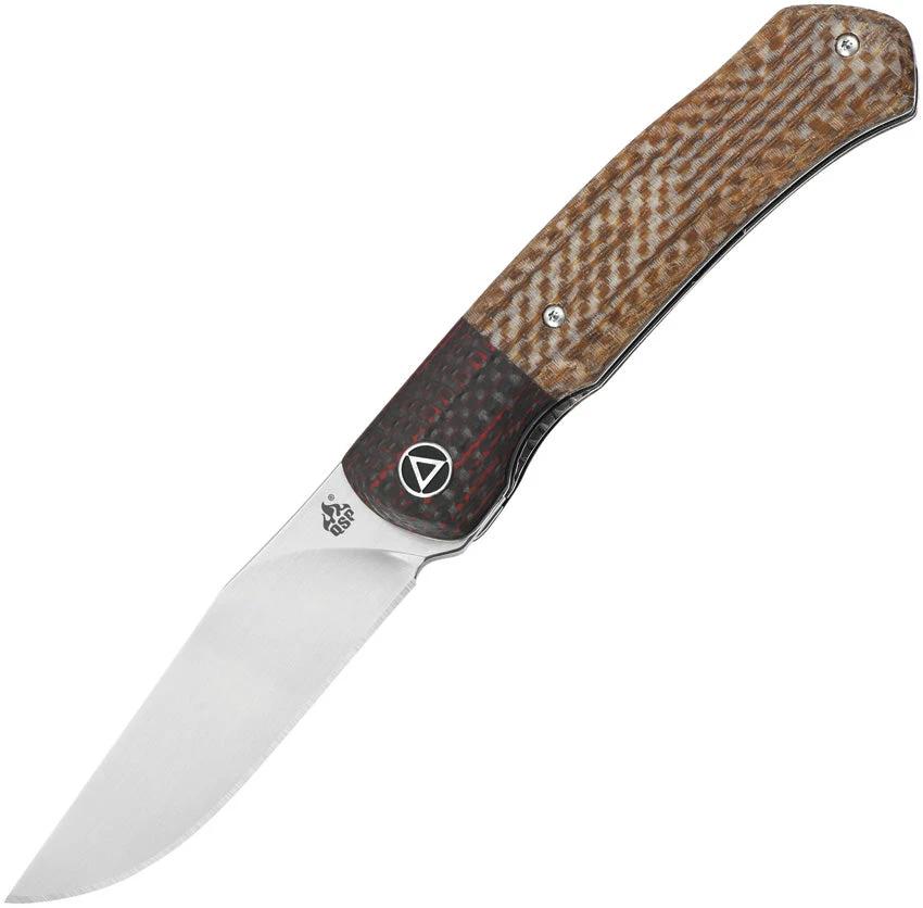QSP Knife Gannet Linerlock Brown QS137-B by QSP Knife