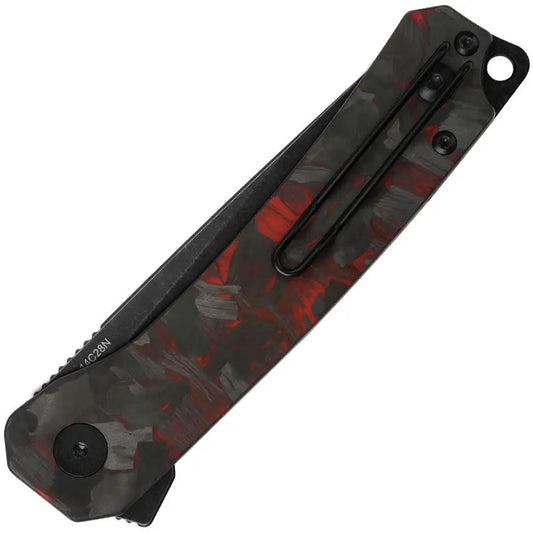 QSP Osprey Linerlock Knife - Durable G10 Carbon Fiber Overlay for EDC Enthusiasts by QSP Knife