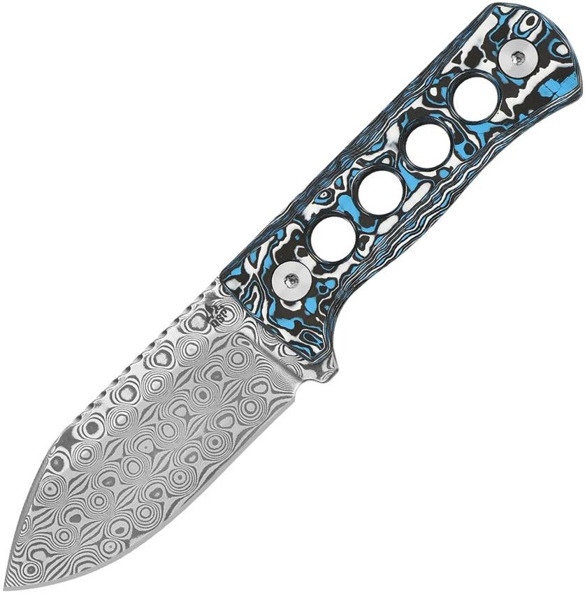 QSP Knife Canary Neck Knife Damascus QS141-I by QSP Knife