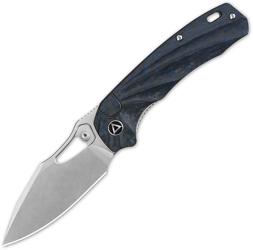 QSP Knife Hornbill Linerlock Blue CF QS146-B1 by QSP Knife