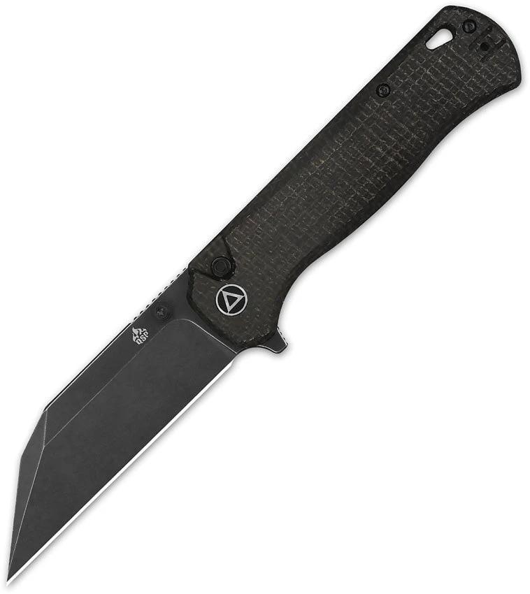 QSP Knife Swordfish Button Lock Brown QS149-C2 by QSP Knife