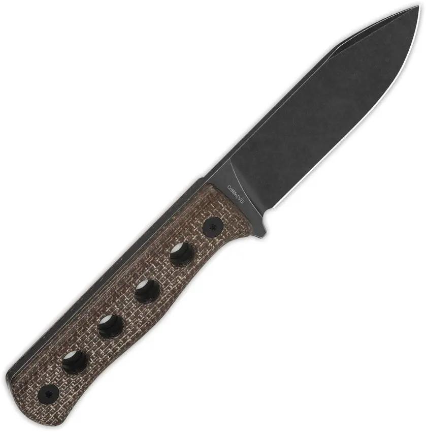 QSP Canary Fixed Blade Knife QS155A2 - Compact Rugged Full Tang 4.25 Inch Stainless Camp Knife for Campers by QSP Knife