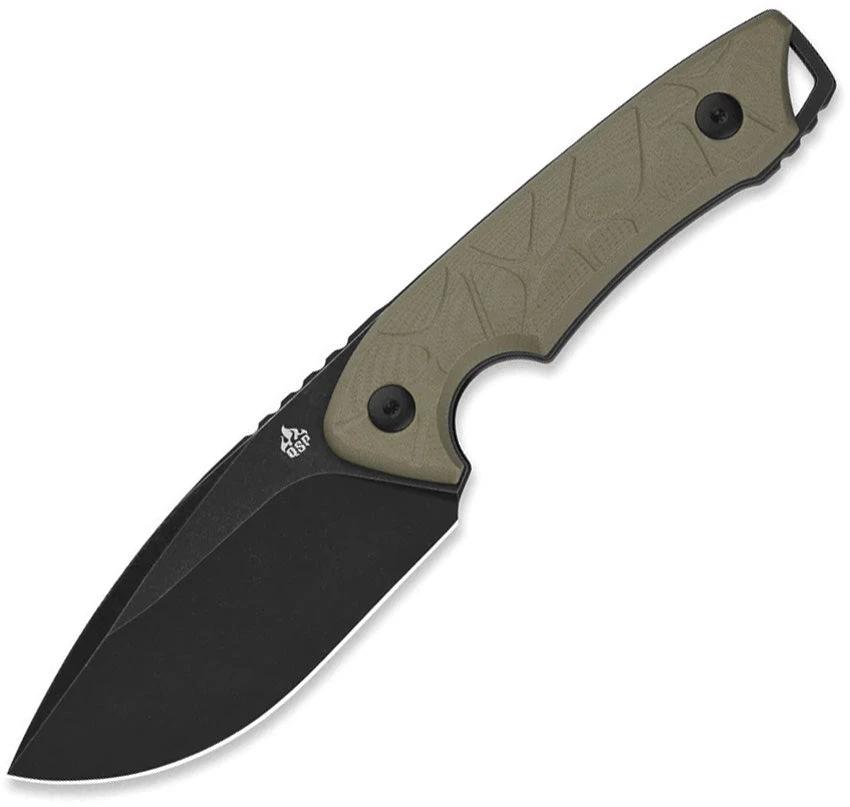 QSP Knife Tiny TOT Fixed Blade BSW Sand QS169-C2 by QSP Knife
