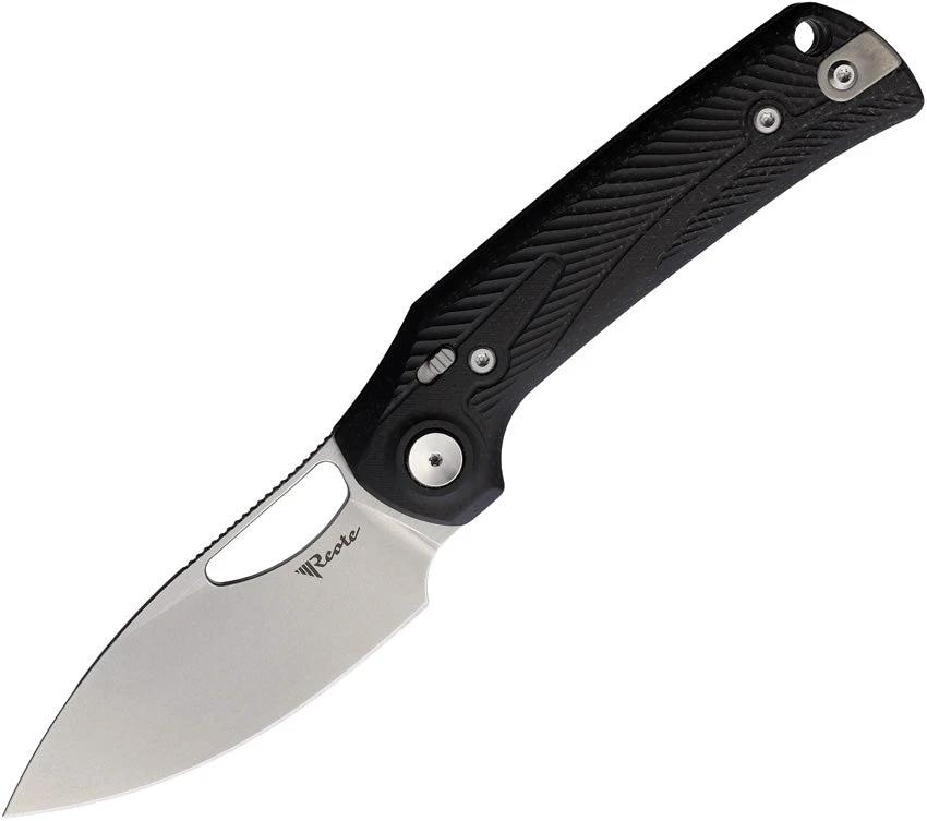 Reate Knives PL XE Pivot Lock Knife Black Micarta Nitro V Blade 4.63in Closed EDC Enthusiasts Premium Build by Reate Knives