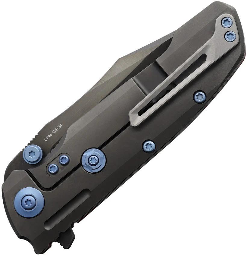 Reate Knives 9DV2 Framelock Lava Fat Carbon Fiber EDC Knife CPM154 DLC Blade Extended Tang by Reate Knives