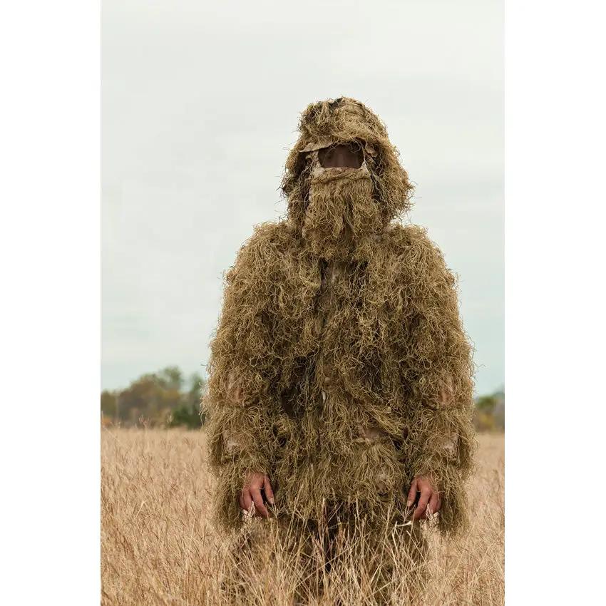 Red Rock Outdoor Gear Desert Ghillie Suit 5 Piece Lightweight Breathable Camo for Hunters XL XXL by Red Rock Outdoor Gear