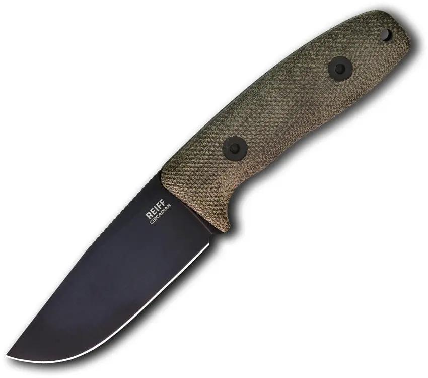 Reiff Knives Circadian Fixed Blade CP Grn CC11BGCMBLKA by Reiff Knives