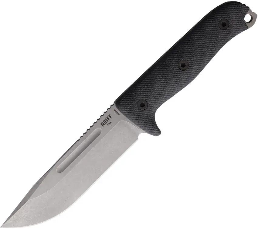 Reiff Knives Vicon Fixed Blade Black Mic VN119BCMBLKA by Reiff Knives