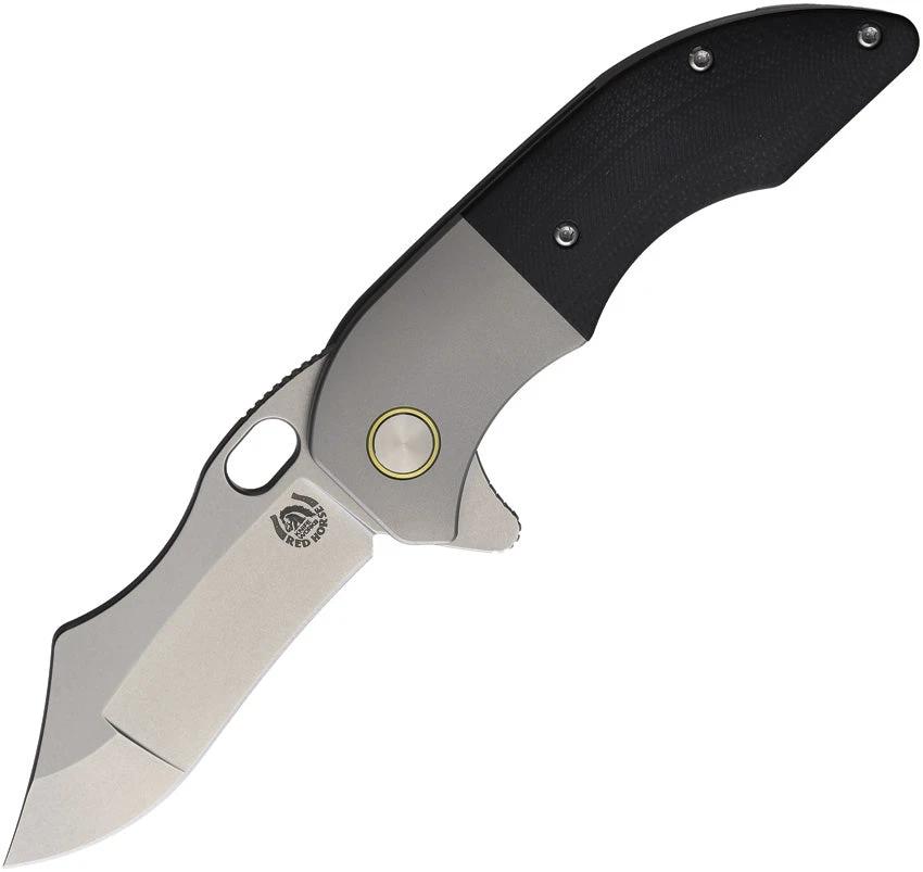 Red Horse Knife Works War Pig Framelock G10 BK G10 SW by Red Horse Knife Works