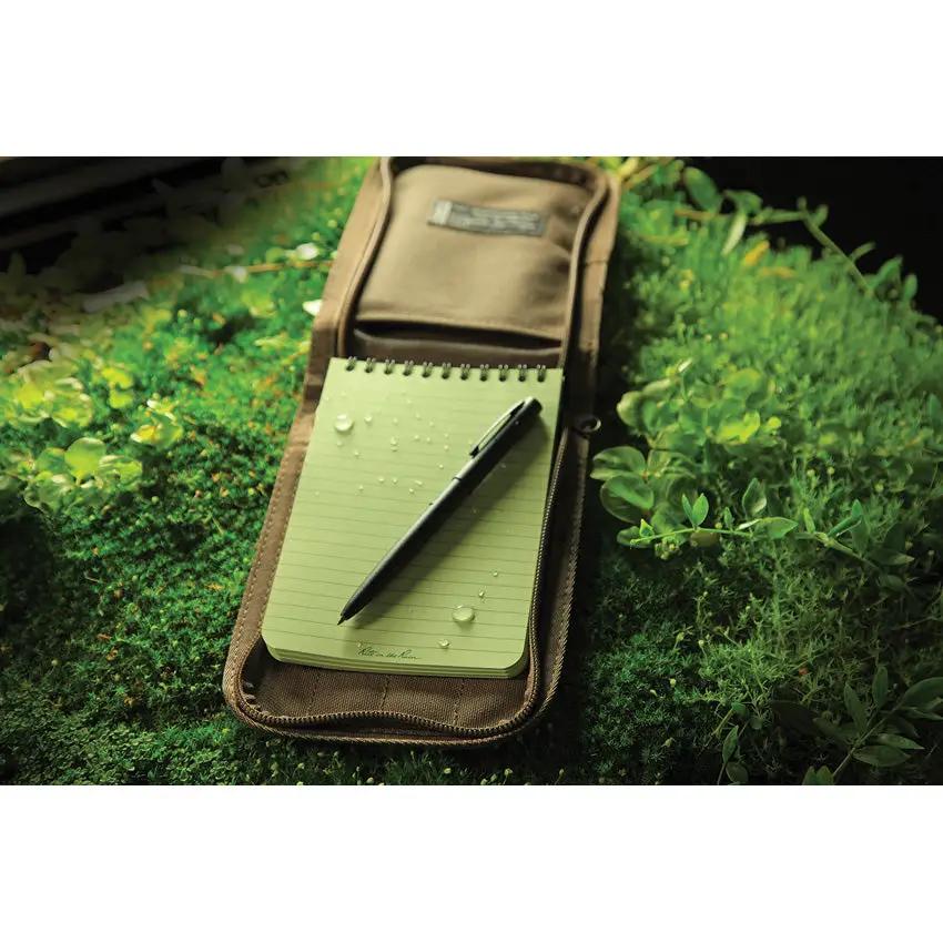 Rite In The Rain 4x6 Weatherproof Notebook Kit With Green Book Tan Cover For Outdoor Professionals And Hikers by Rite in the Rain