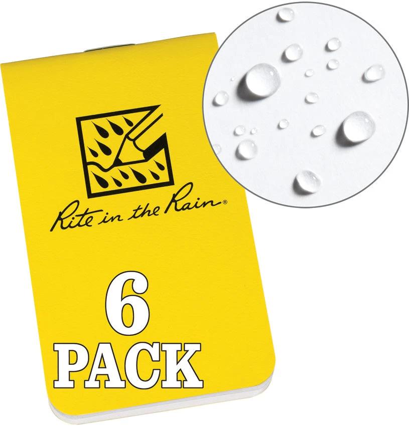 Rite in the Rain OTG Notebook Yellow- 6pk OTG371 by Rite in the Rain