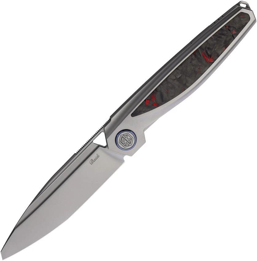 Rike Knife Baidi-T Linerlock Red CF BAIDI-T-RCF by Rike Knife