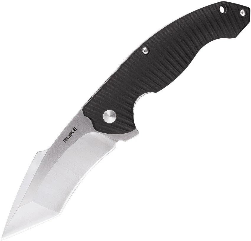 Ruike P851 Linerlock Knife Black G10 Handle Satin Blade 14C28N EDC Ready Ideal For EDC Enthusiasts by RUIKE