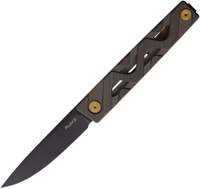 RUIKE P878-AK Linerlock Bronze P878-AK by RUIKE