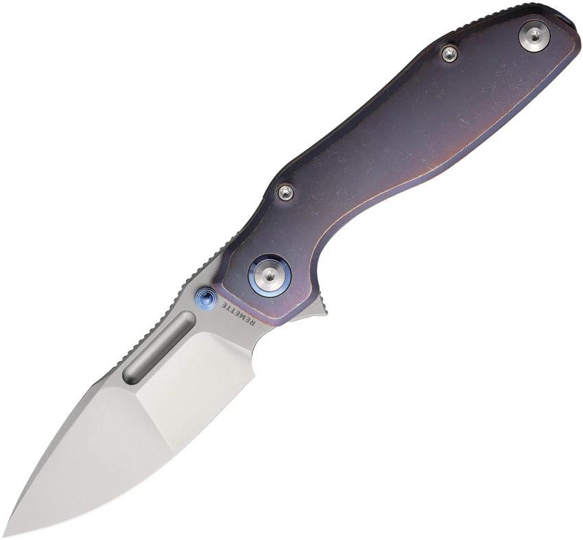 REMETTE TwoFace Framelock Purple DSTF-B by REMETTE