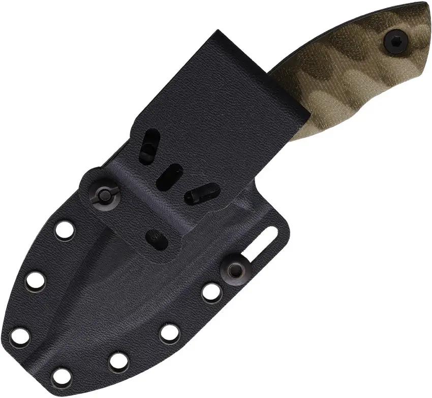 Ranger Knives Model 3 Fixed Blade OD Micarta - Full Tang Carbon Steel Drop Point With Kydex Sheath by Ranger Knives
