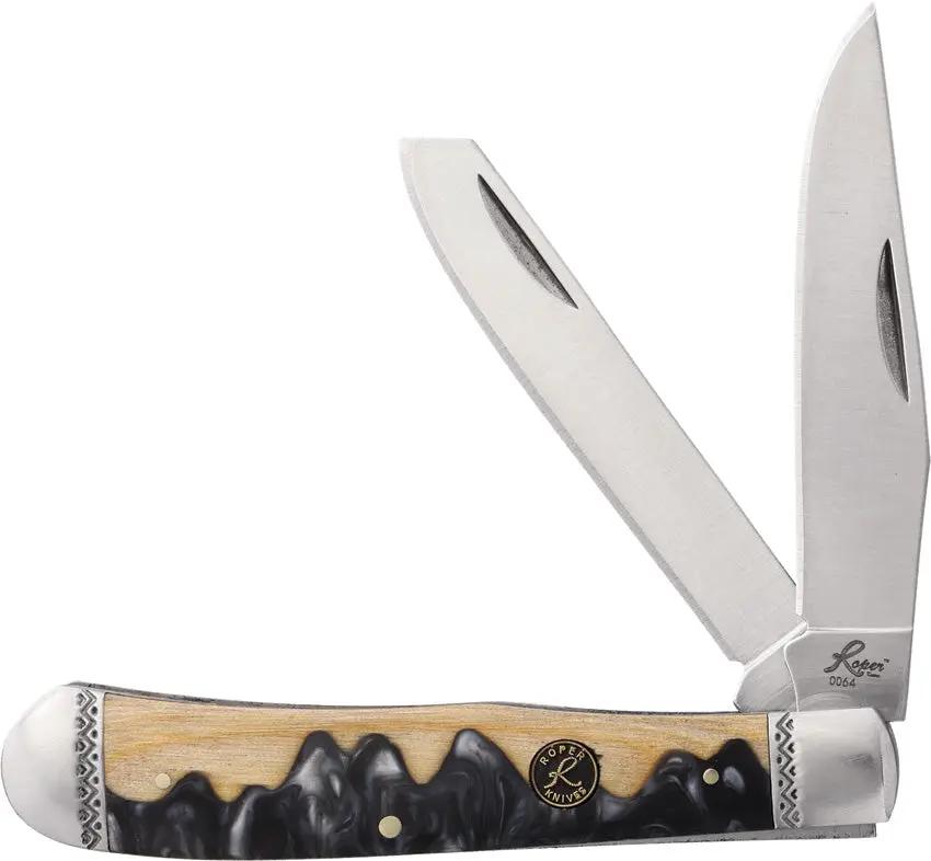Roper Knives Trapper Lahar Series Black RP0002CLB by Roper Knives
